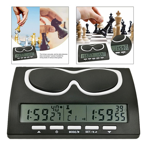 Imagen 4 de 12 de Reloj De Ajedrez Profesional Reloj Digital Cuenta Atrás
