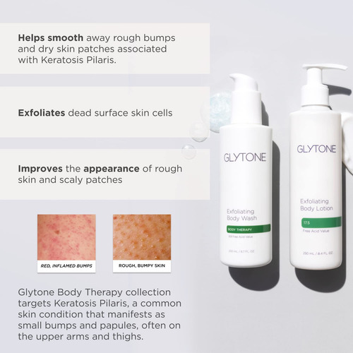 Kit De Cuidados Com A Pele Glytone Kp Para Queratose Pilar C