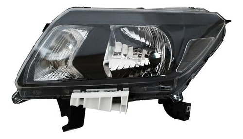 1- Faro Izq Fondo Negro Nissan Np300 Frontier 16/20 Tyc