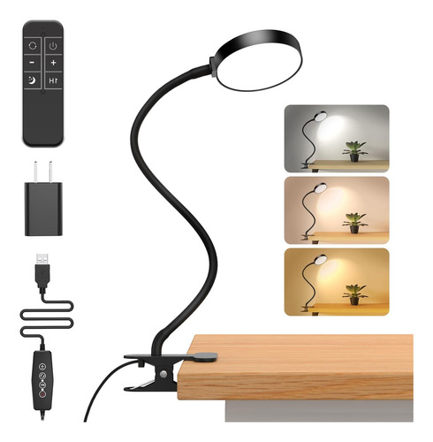 Luz De Lectura Con Control Remoto, Lámpara Led De Escritorio
