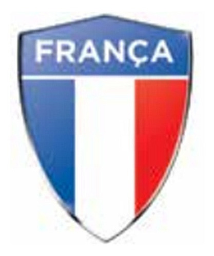 Calco Adhesivo Escudo Francia Con Moldura