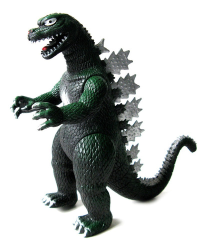 Dinosaurio Godzilla Goma 02 Grande Verde Dino Juguetes
