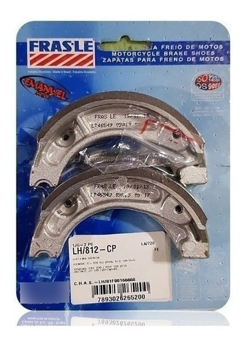 Zapata De Freno Frasle Lh812 Honda Xz 100  2002