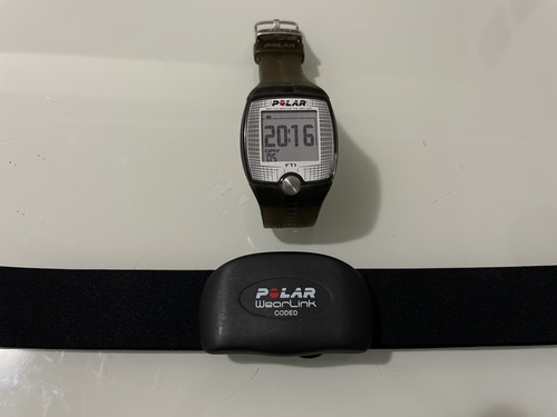 Relógio Polar Ft1 + Cinta Polar Preto M/g