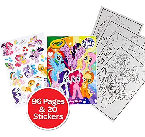 Crayola My Little Pony Coloring Book Stickers Gift