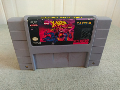 Xmen Mutant Apocalypse Super Nintendo Snes