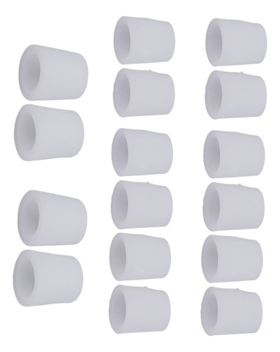` .. Protector De Dedos, 8 Pares De Fundas De Silicona For