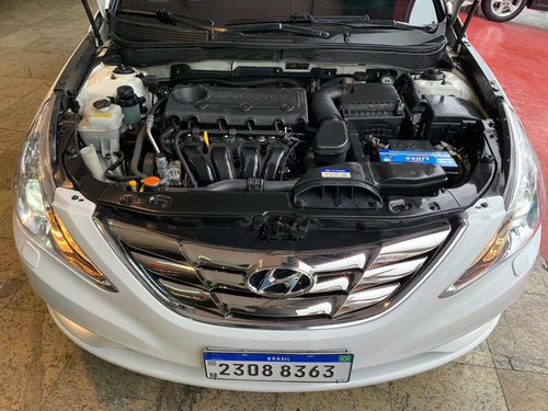 Hyundai Sonata 2.4 Gls 2013 Branco+teto+banco Caramelo