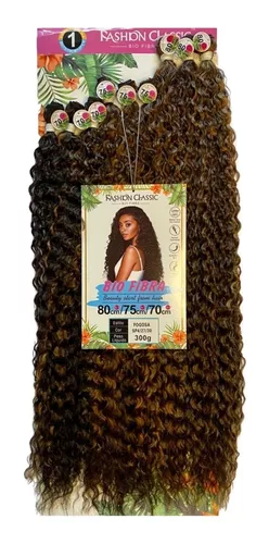 Cabelo Orgânico Bio Fibra Lindona Fashion Classic 300g