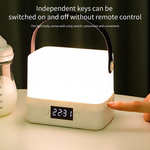 Luz Nocturna Recargable Para Dormitorio Junto A La Cama Para
