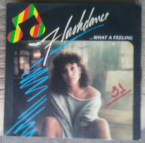 Vinilo Flashdance Irene Cara What A Feeling Brasil Simple