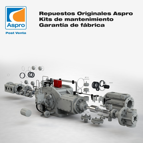 Kit Mantenimiento Compresor Gnc Aspro 70-3-19 | 8.000 Horas