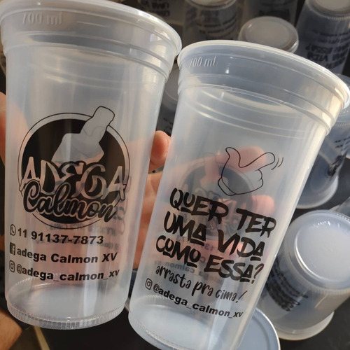 Imagem 8 de 9 de Copo Personalizado 700 Ml. 500 Unidades