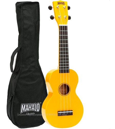 Ukelele Mahalo Rainbow Soprano Superior Funda Cuerdas Aquila