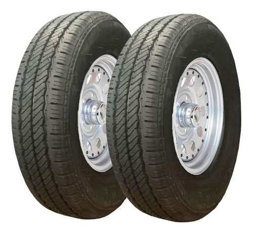 Set 2 Neumaticos 145r13 Brightway Lrp188 Ltr 88/86r 8pr Cn