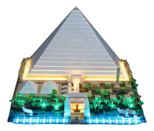 Lightailing Kit De Luces Led Para Lego 21058 Gran Pirámide