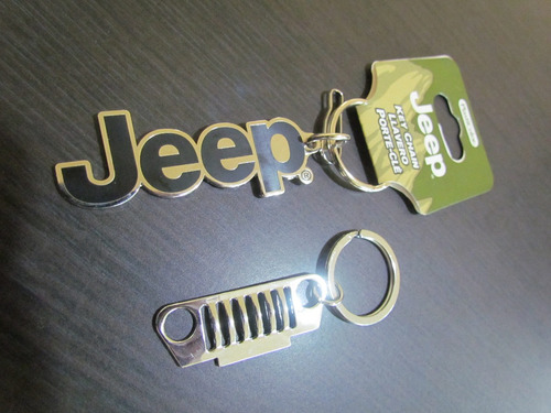 Imagen 2 de 3 de Par Llaveros Llavero - Accesorios Jeep Cj7 Liberty Cheroke Compass Rubicon Wrangler Renegade Patriot