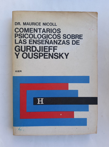 Comentarios Psicológicos Enseñanzas / Gurdjieff Y Ouspensky (Usado)