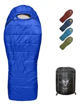 Comprar Saco De Dormir Xxl Apta 0 Grados Invierno 3-4 Estaciones Azul Lake Tahoe Ubicación Del Cierre