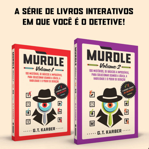 Murdle - Volume 1 + Volume 2 - G.t. Karber - Livros Físicos