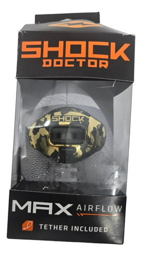 Shock Doctor Protector Bucal Chupon Americano Flag Camo