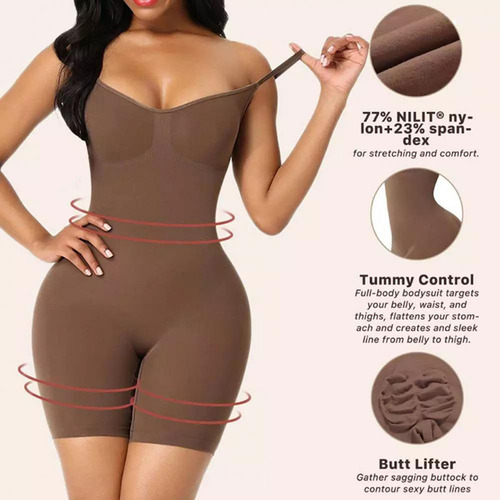 Body Sin Mangas Abdominal Ml, Pantalones Cortos Ajustables