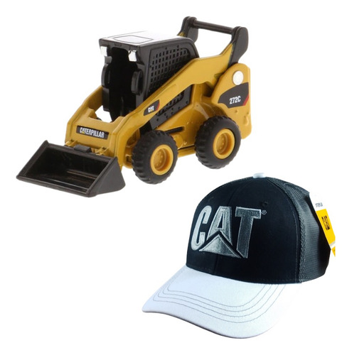 1:160 Minicargadora 272c Caterpillar Microconstructor Amarillo