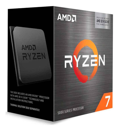 Processador Amd Ryzen 7 5700x3d 3.0ghz (4.1ghz Turbo) Am4