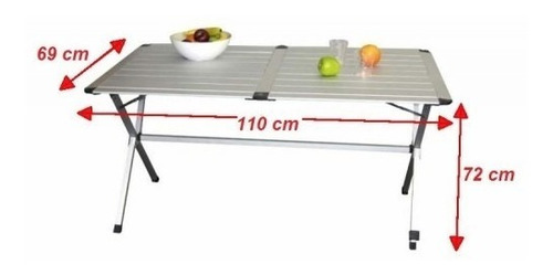 Mesa Plegable De Aluminio$79