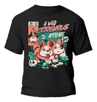 Comprar Remera Perro Corgi Diseño Exclusivo 100% Algodon