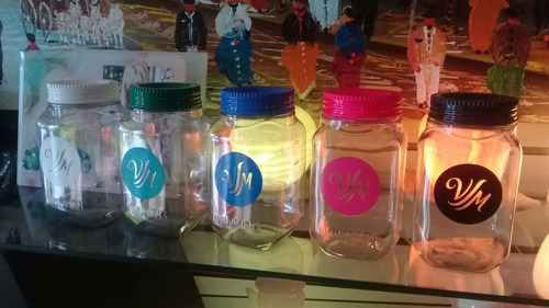 Tarro Mason Jar De Plástico Personalizado