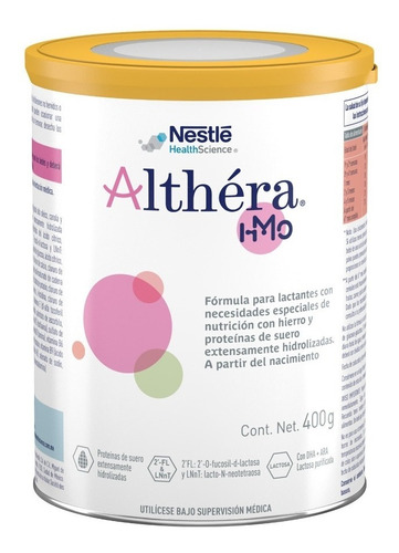 Althéra Hmo Formula Extensamente Hidrolizada Dha 400g Nestle