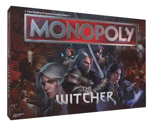 Juego De Mesa Monopoly The Witcher Con Licencia Oficial