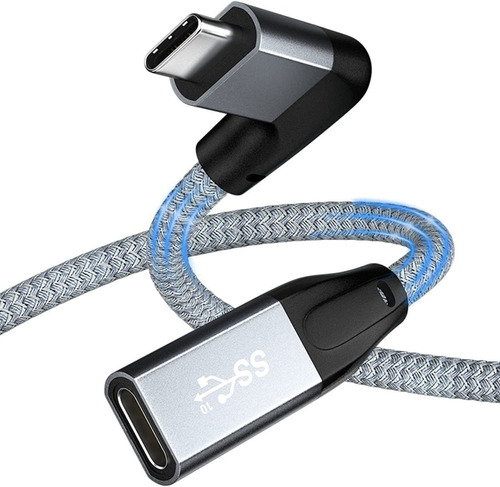 Usebean Cable De Extensión Usb C De Ángulo Recto De 3.3 Pies