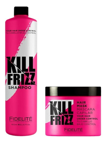 Set Kill Frizz Shampoo 900ml + Máscara Fidelité 500gr