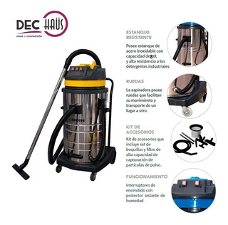 Aspiradora Hogar Industrial 21 Litros 1400w Haeger Aspiradora Hogar Industrial 21 Litros 1400w Haeger