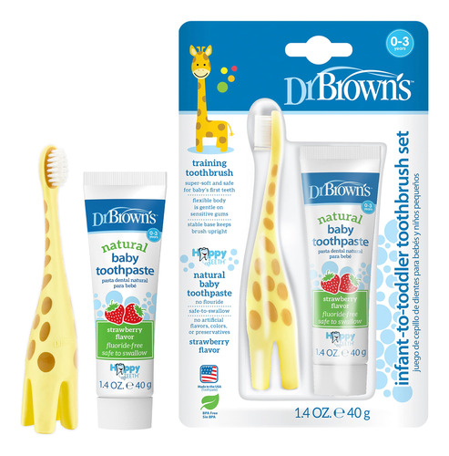 Dr. Brown's - Juego De Cepillos De Dientes De Entrenamiento