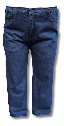 Jeans Talle Especial Grande Rígido Clásico Recto Del 70 A 80