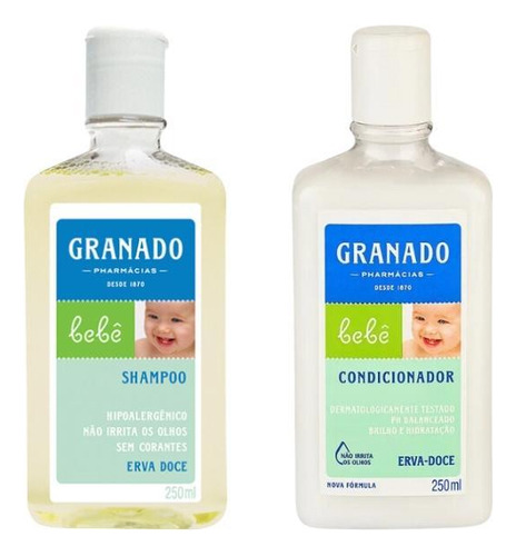 Kit Granado Babe Erva Doce Shampoo 250ml +cond 250ml