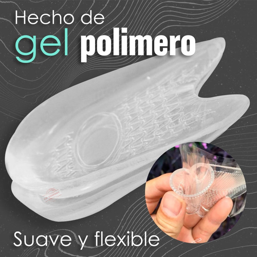 Imagen 4 de 9 de Plantillas Gel Silicon Talon Antideslizante Tacones 8723