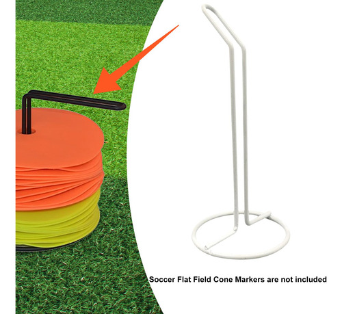 Estante Para Discos De Fútbol Con Soporte Para Conos Para