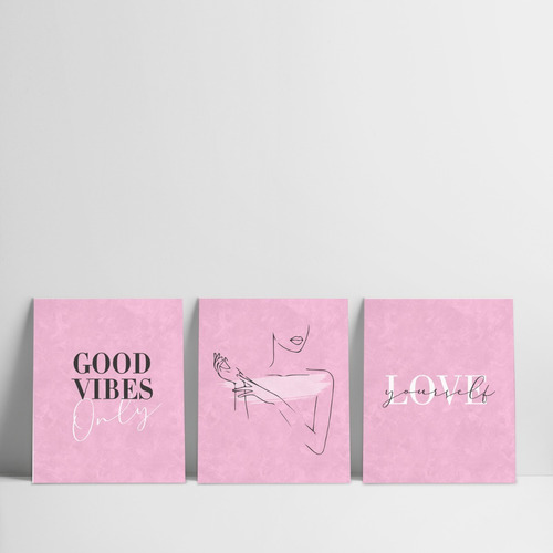 Cuadros Decorativos Frases Good Vibes