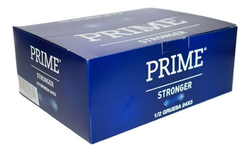 Preservativos Prime Stronger 24 Cajitas X 3 Preservativos Mayor Resistencia