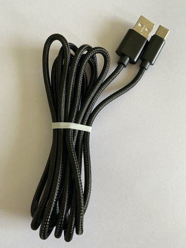 3 Cables Usb Tipo C 2 Metros Textil Reforzado