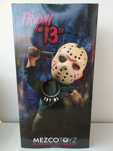 Imagen 3 de 6 de Figura Jason 15'' Friday The 13th Con Sonido Original Mezco