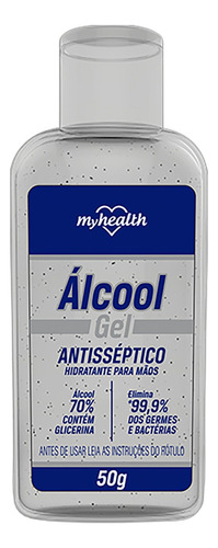 Álcool gel MyHealth  em squeeze 50 g