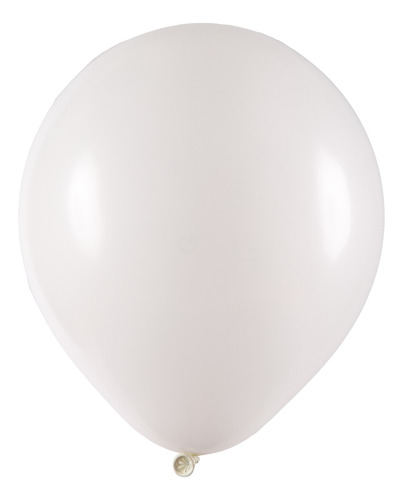 Balão Redondo Profissional Liso - Cores - 5  12cm - 50 Un. Cor Branco