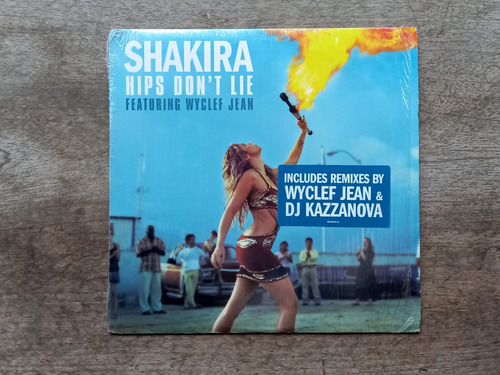 Disco Lp Shakira Ft Wyclef Jean - Hips Don't (2006) Usa R40