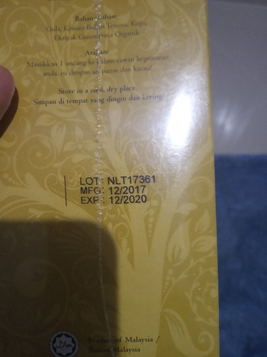 Organo Gold Organogold Cafe Latte En - Kg a $6345