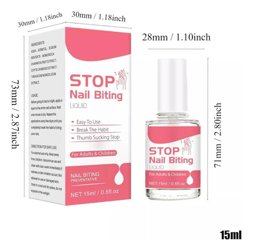 Esmalte Uñas Amargo - Esmalte Uñas Sin Mordeduras